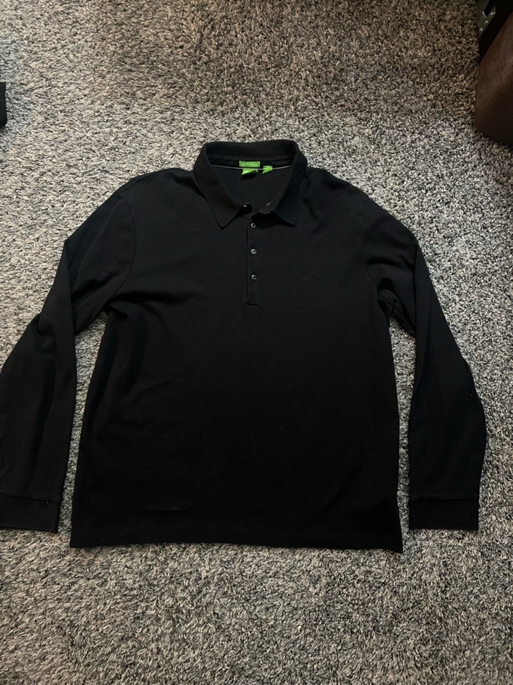 Hugo Boss Black Long Sleeve Polo